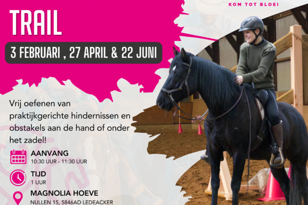 Nieuwe datums Western Trail en Schriktraining